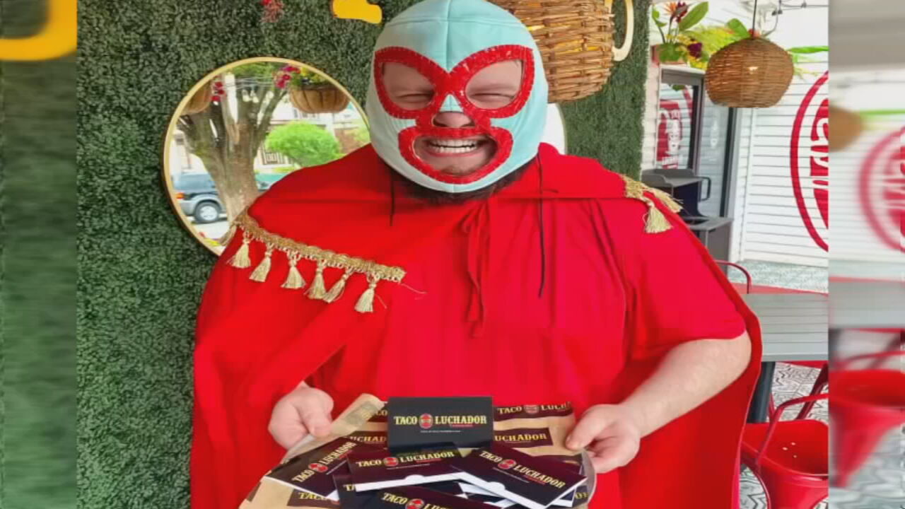 Taco Luchador launches giveaway with its own Mexican wrestler